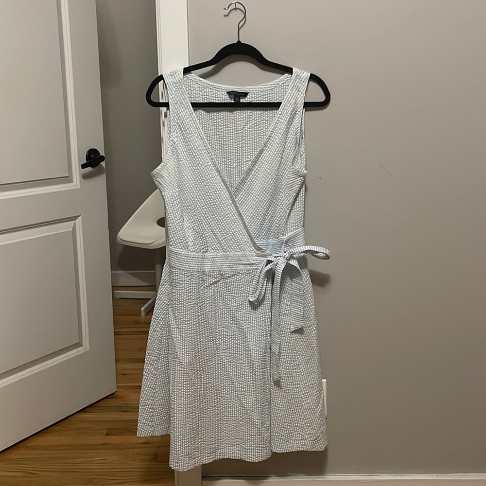 Tommy Hilfiger Striped Wrap Dress